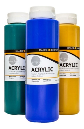 Pintura Acrílica Azul Ultramar Art Simply Daler Rowney 750ml