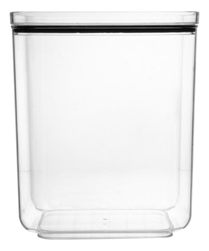 Pote Hermético Retangular Cinza My Box 5,5L Lyor