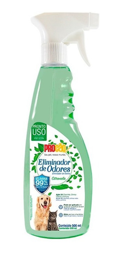 Imagem 1 de 1 de Eliminador De Odores Citronela 500 Ml
