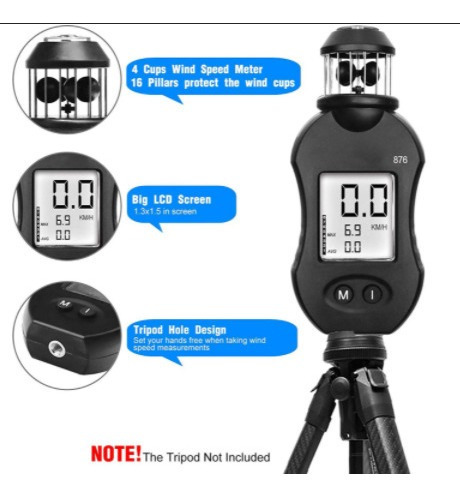 Imagem 2 de 7 de Anemometro Digital Hold Peak Hp-876