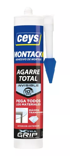 Adhesivo Montaje Montack Transparente Cartucho 315Grs.300Ml