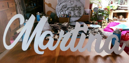 Nombre Y Letras De Madera Corte Láser