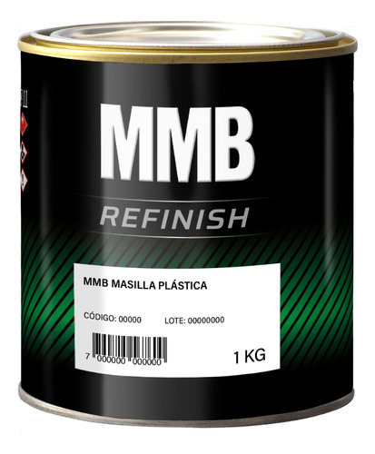 Mmb Masilla Plástica 1 K Colorin Dimension Color Pinturerias