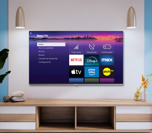 Hyundai Televisor 60 Pulgadas Uhd 4k Qled Smart, Dolby Audio, Wifi Dual Band, Sistema Operativo Roku. Compatible Con Alexa, Apple Air Play Y Google Home, Hdr10 Mod. Hyled6007qr Diseño Sin Borde
