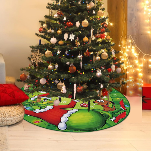Falda De Árbol De Navidad Merry 48 Pulgadas Máximo Pe...