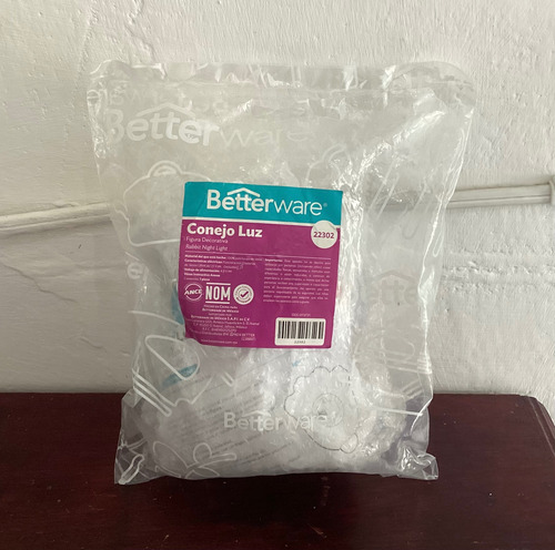 Lámpara De Noche Conejo Luz Betterware, Iluminación Recámara