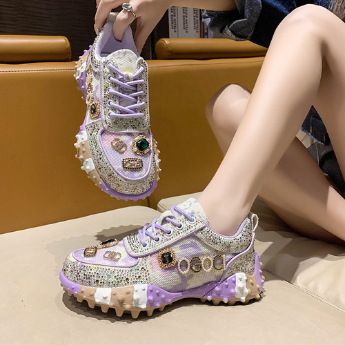 Zapatillas De Moda Con Diamantes De Imitación De Shoes Duria
