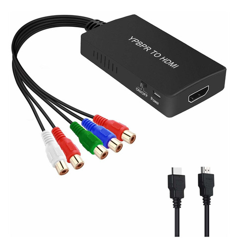 Convertidor De Componente A Hdmi, Adaptador Ypbpr A Hdm...