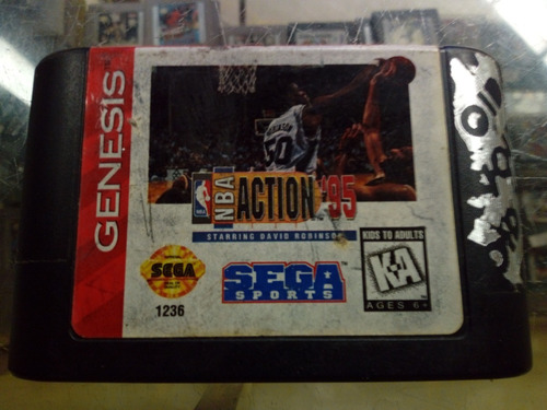 Nba Action 95 Starring David Robinson Sega Genesis