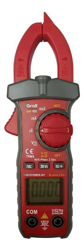 Pinza amperimétrica digital Gralf GAF-02A 100A 