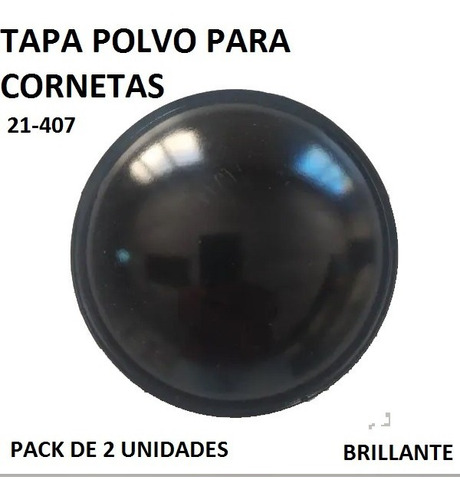 Tapa Polvo Para Cornetas 13cm Negro