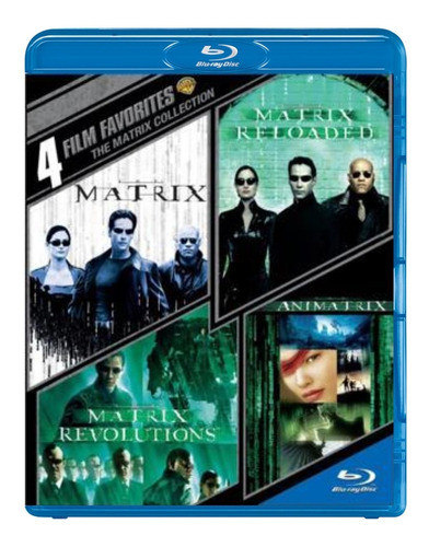 Colección Blu-ray Original The Matrix 1-3 + Animatrix Keanu