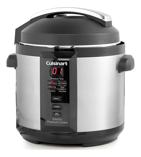 Olla A Presión Eléctrica Multifunción Cuisinart. 6 Litros 