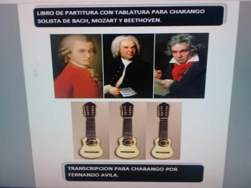 Libro De Partitura Con Tablatura Con Charango