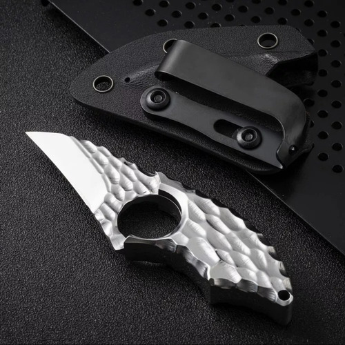 Faca Garra Edc Fulltang 4.5mm Aço Vg10 Com Bainha Em Kydex