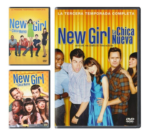 New Girl La Chica Nueva Paquete Temporadas 1  2 Y 3 Dvd