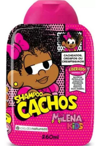 Cia Da Natureza Shampoo Milena Kids Cacho 260ml