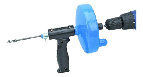 Destapa Caños Tambor Eléctrico Power Drum 25ft Resorte 1/4