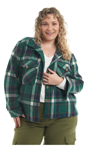 Camisa Leñadora Plus Size Talle Grande