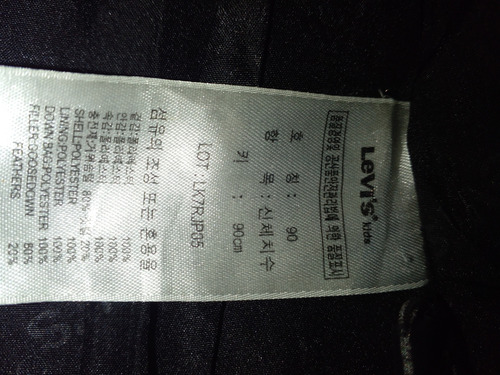 Campera Levi's De Pluma Impecable Importada (Usado)
