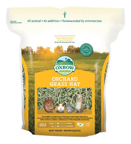 Oxbow Orchard Grass Hay (hierba Del Huerto) 425gr