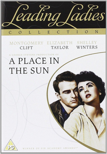A Place In The Sun - Dvd - Elizabeth Taylor - Importado