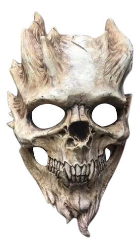Máscara Esqueleto Demonio Miedo Guerrero Fiesta Halloween