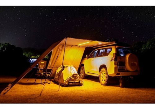 Toldo Lateral Arb Con Luz Led 2.0 Y 2.5 Rustico Camping