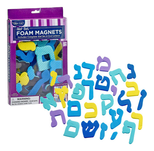 Rite Lite Alef Bet Magnets - Juguetes Del Alfabeto Hebreo C.