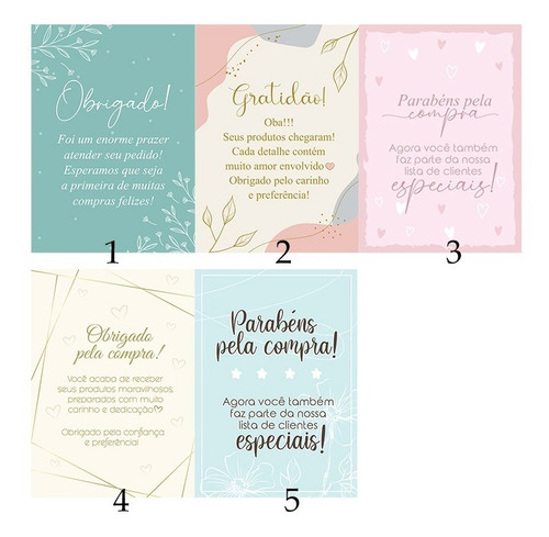 Imagem 5 de 5 de Flyer /carta /folheto /panfleto Agradecimento Compra 1000un