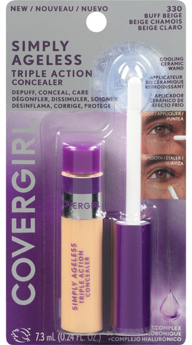 Corrector Liquido Covergirl Simply Ageless Triple Action Tono 330 Buff Beige