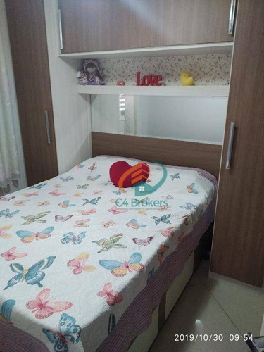 Imagem 3 de 12 de Apartamento Com 2 Dormitórios À Venda, 47 M² Por R$ 280.000,00 - Vila Flórida - Guarulhos/sp - Ap1826