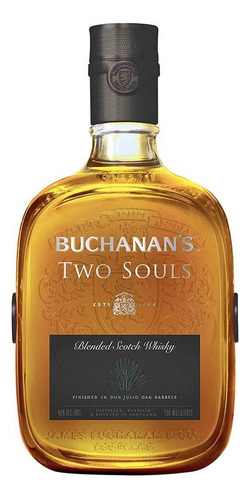 Paquete De 3 Whisky Buchanans Blend Two Souls 750 Ml