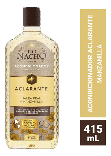 Acondicionador Tío Nacho Aclarante En Botella De 415ml