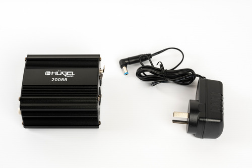 Imagen 4 de 10 de Caja Directa Phantom Power Hügel 48v Xlr Balanceada Fuente