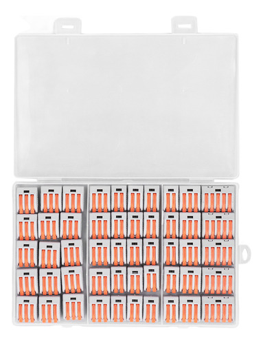 Conector De Emenda Compacto 50pcs Terminais De Conexão Rápid
