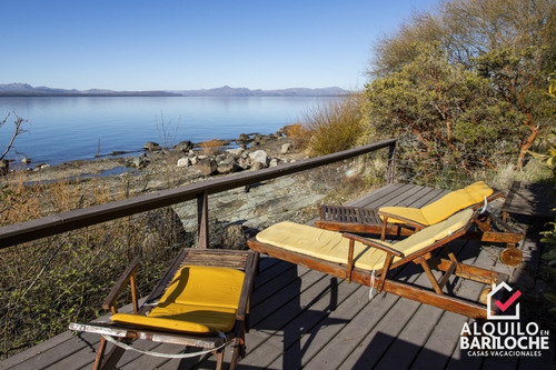 Imagen 18 de 18 de Alquiler Casa En Bariloche Con Costa De Lago Nahuel Huapi. 10 Pax. Km5. 360.