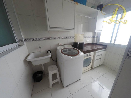 Imagem 6 de 30 de Apartamento Mobiliado De 3 Dormitórios À 50 Metros Da Praia Com Vista Do Mar À Venda Na Aviação!!! - Ap3597
