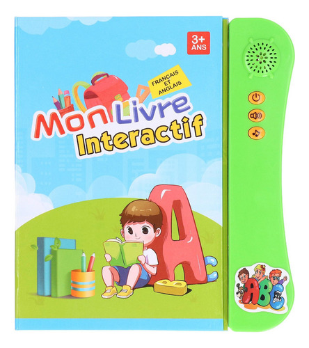 Libro Interactivo Para Niños Pequeños Francés Inglés Sonido
