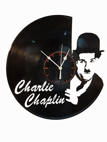 Reloj De Pared Decorativo En Acetato De Vinilo  Chaplin