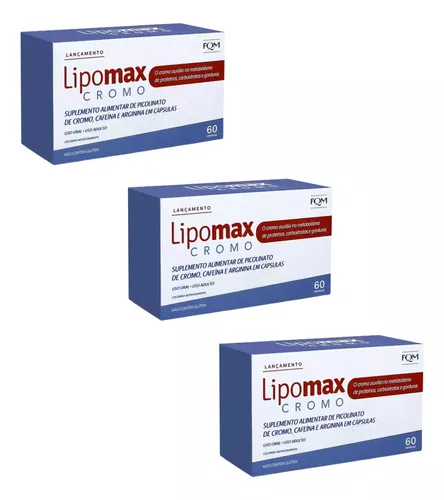 Lipomax Cromo c/60 Cápsulas em Promoção na Americanas