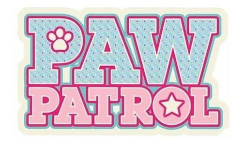4 Pulgadas Logo Everest Skye Paw Patrol Chica Pup Badge Pare