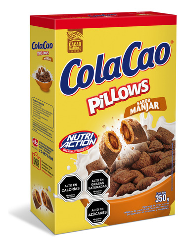Cereal Pillows Manjar Cola Cao 350g