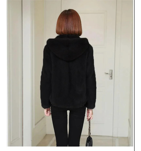 Sudadera Con Capucha Cálida De Forro Polar Para Mujer, Moda De Invierno, Estilo Comun