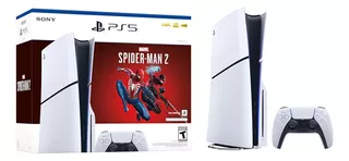 Sony PlayStation 5 Slim 1TB Spider-Man 2 color blanco