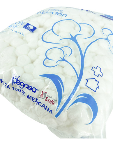 Algodón Torunda 500g Con 1000 Bolitas Protec