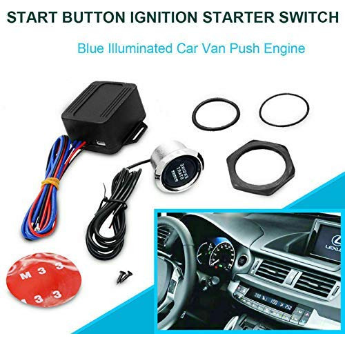 Push Start Button, Car 12v Led Engine Start Push Button...