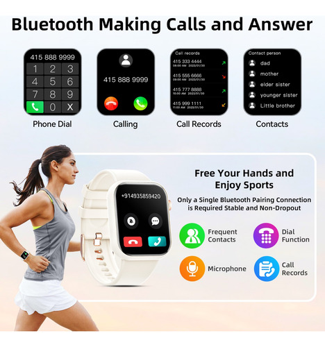 Reloj Inteligente Para Llamadas Bluetooth Para Hombre