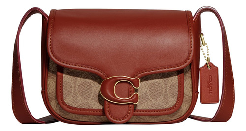 Coach Signature Tabby Messenger 19, Lona Revestida, Color Ma
