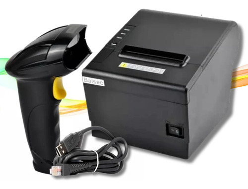 Impressora Não Fiscal Térmica 80mm Usb+ Leitor Código Barras